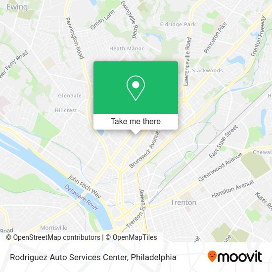 Mapa de Rodriguez Auto Services Center