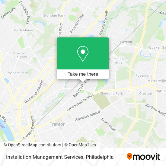 Installation Management Services map