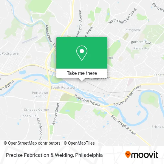 Precise Fabrication & Welding map