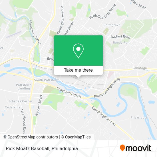 Rick Moatz Baseball map
