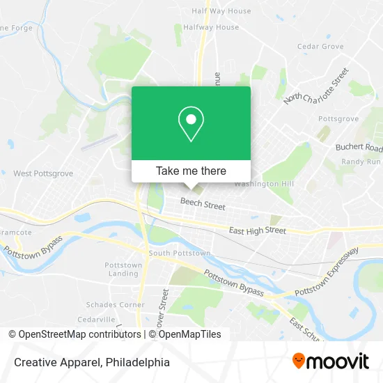 Creative Apparel map
