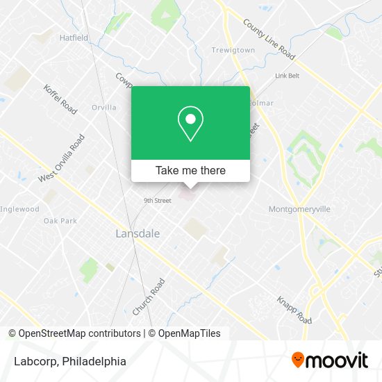 Mapa de Labcorp