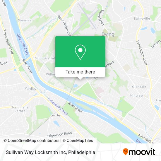 Mapa de Sullivan Way Locksmith Inc