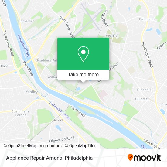 Mapa de Appliance Repair Amana