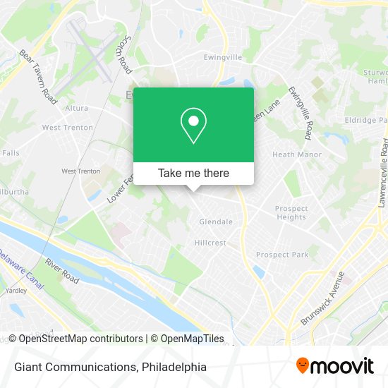 Mapa de Giant Communications