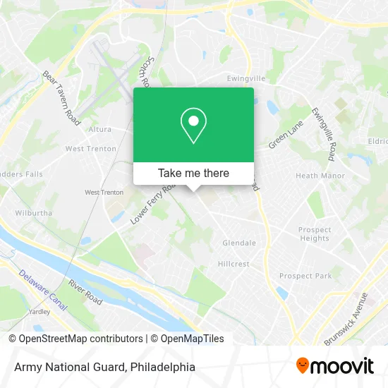 Army National Guard map