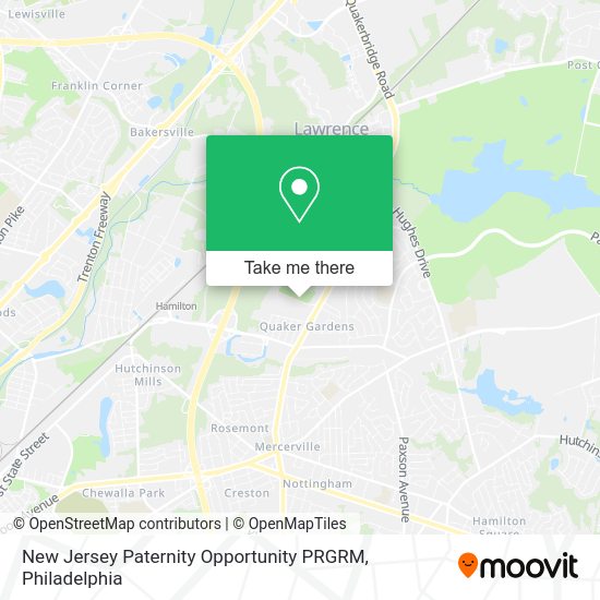 New Jersey Paternity Opportunity PRGRM map