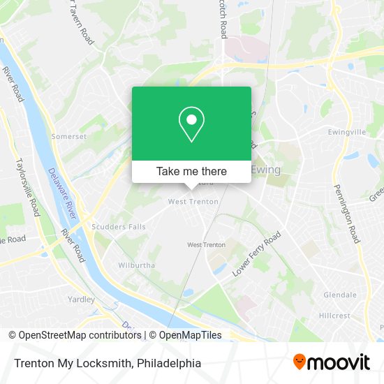 Mapa de Trenton My Locksmith