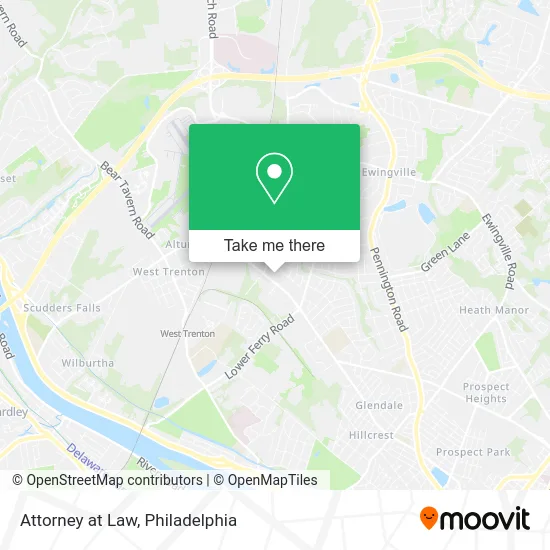Attorney at Law map