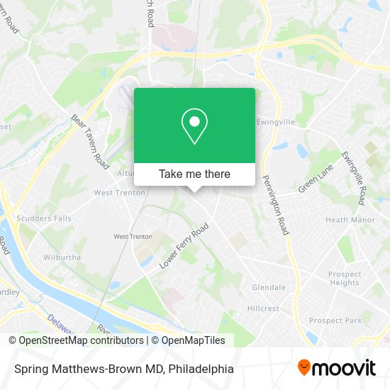 Spring Matthews-Brown MD map