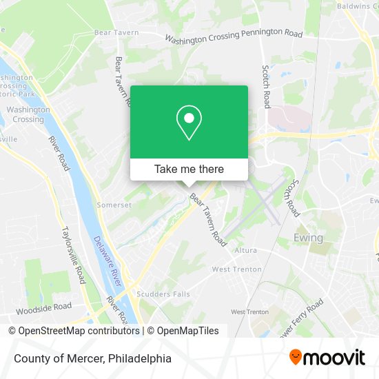Mapa de County of Mercer