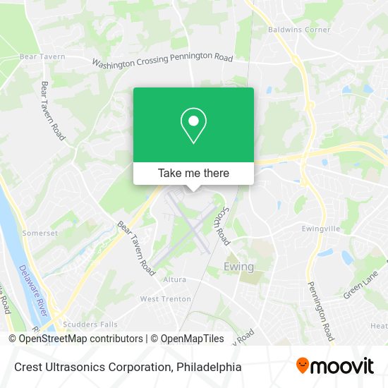 Crest Ultrasonics Corporation map