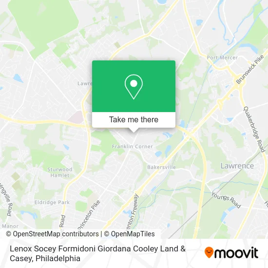 Lenox Socey Formidoni Giordana Cooley Land & Casey map