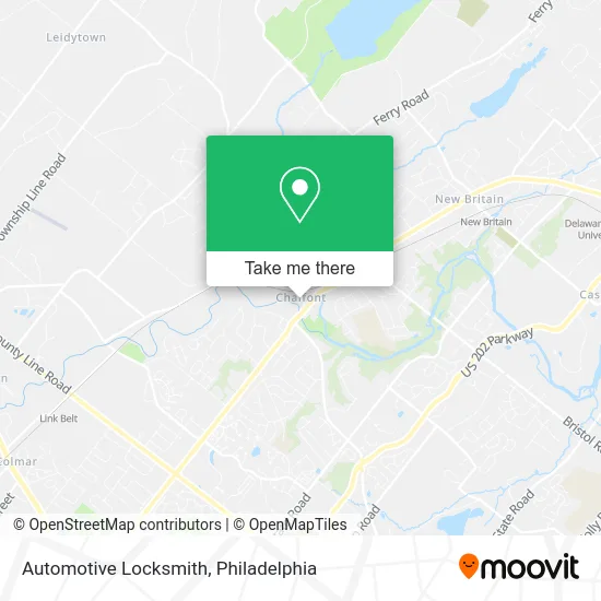 Automotive Locksmith map