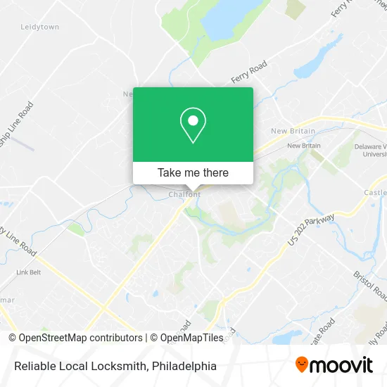 Reliable Local Locksmith map