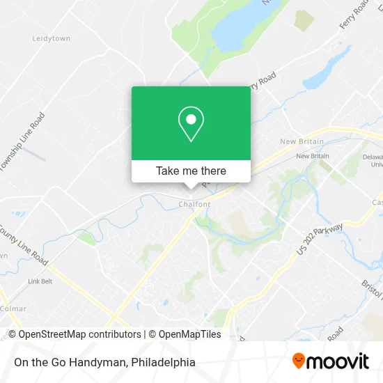 On the Go Handyman map
