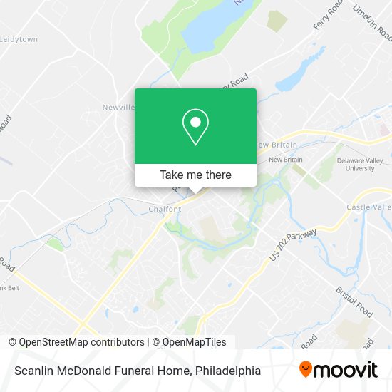 Scanlin McDonald Funeral Home map