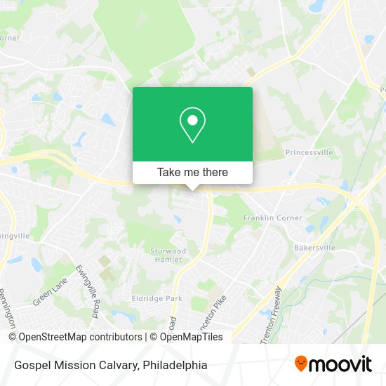 Mapa de Gospel Mission Calvary