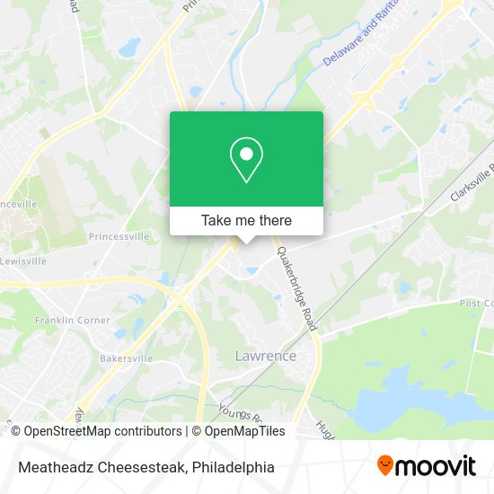 Mapa de Meatheadz Cheesesteak