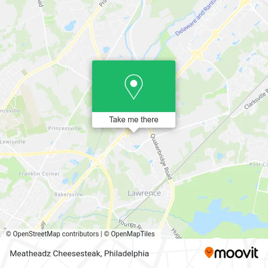 Meatheadz Cheesesteak map
