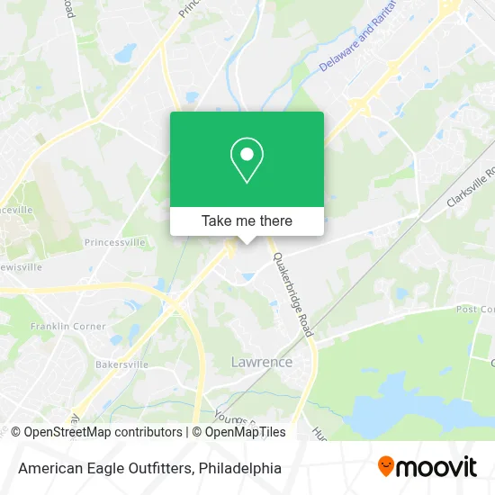 AMERICAN EAGLE OUTFITTERS map