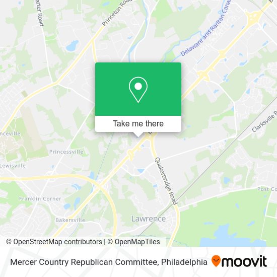 Mercer Country Republican Committee map