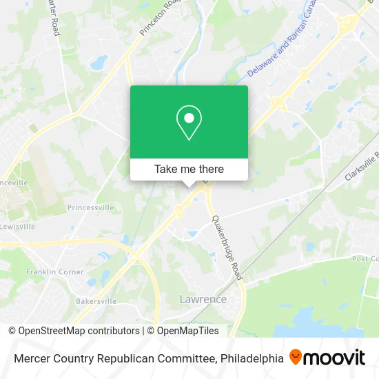 Mercer Country Republican Committee map