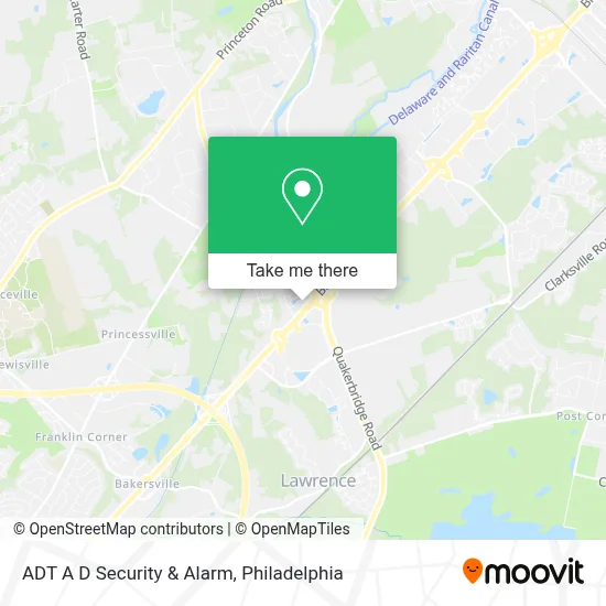 ADT A D Security & Alarm map