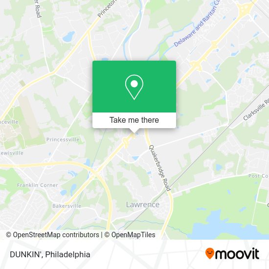 Mapa de DUNKIN'