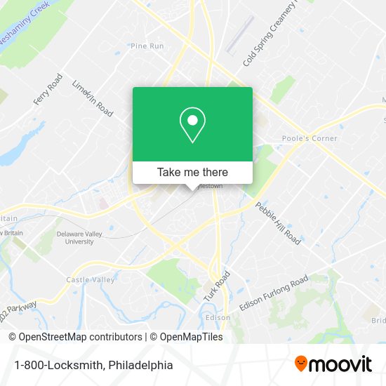 1-800-Locksmith map