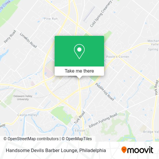 Handsome Devils Barber Lounge map