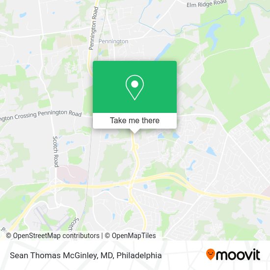 Sean Thomas McGinley, MD map