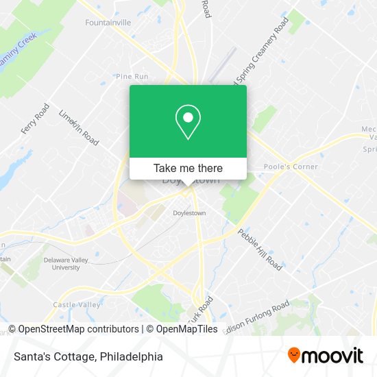 Santa's Cottage map