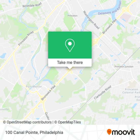 Mapa de 100 Canal Pointe