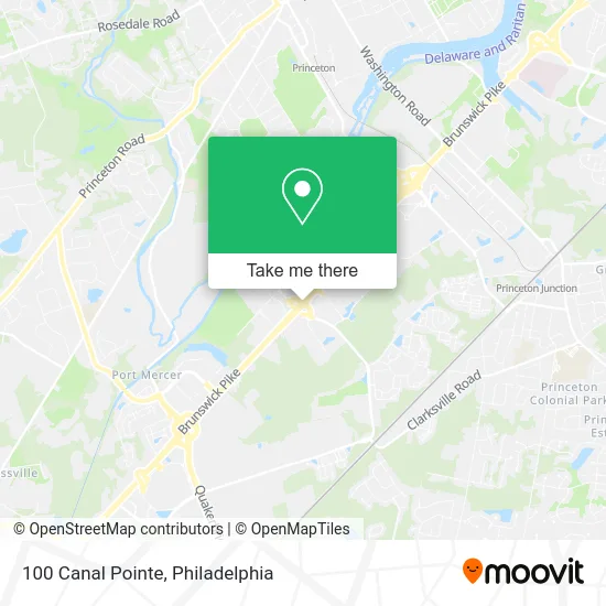100 Canal Pointe map