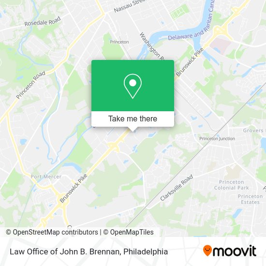 Mapa de Law Office of John B. Brennan