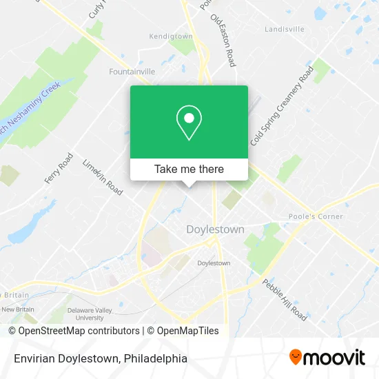 Envirian Doylestown map