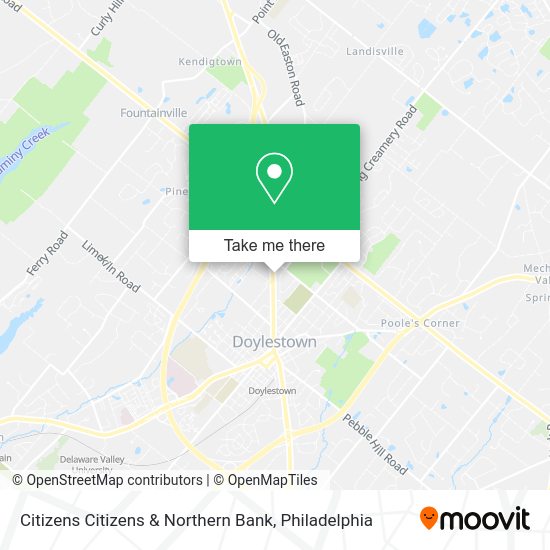 Citizens Citizens & Northern Bank map