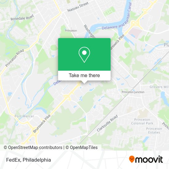 Mapa de FedEx