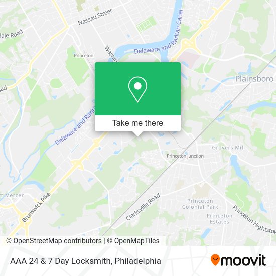 Mapa de AAA 24 & 7 Day Locksmith