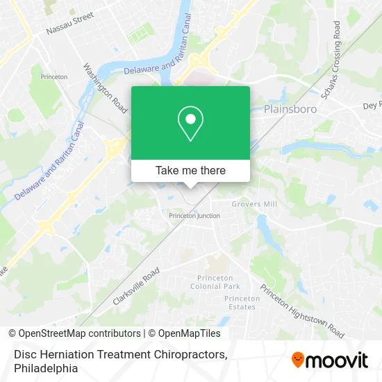 Disc Herniation Treatment Chiropractors map