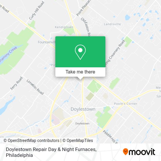 Mapa de Doylestown Repair Day & Night Furnaces