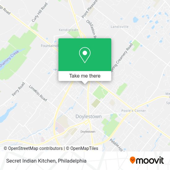 Secret Indian Kitchen map