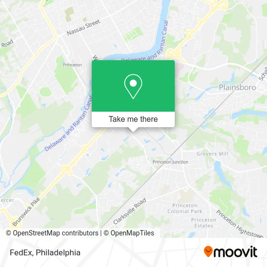 FedEx map