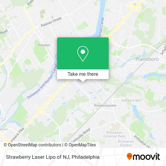 Strawberry Laser Lipo of NJ map