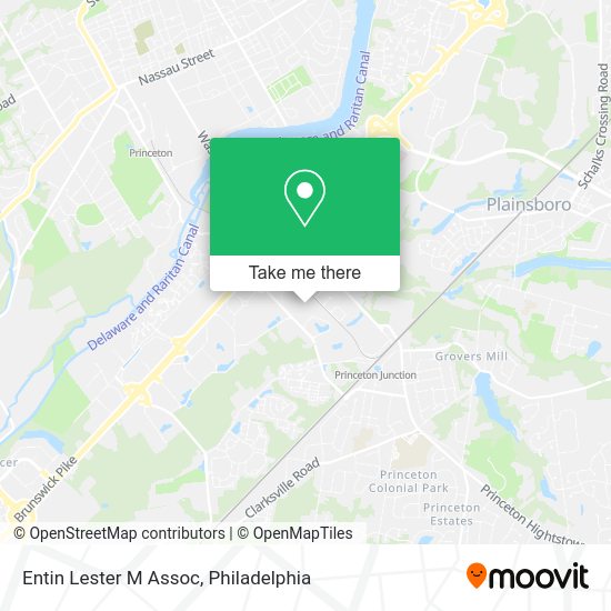 Entin Lester M Assoc map