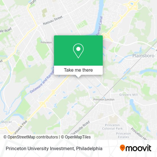 Mapa de Princeton University Investment