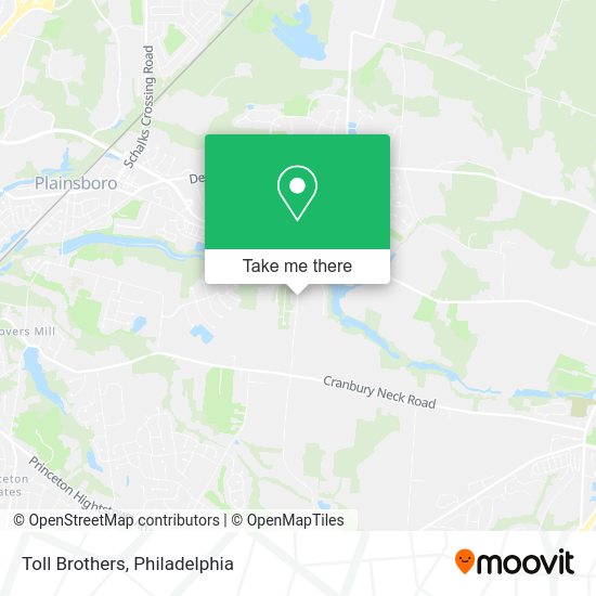 Mapa de Toll Brothers