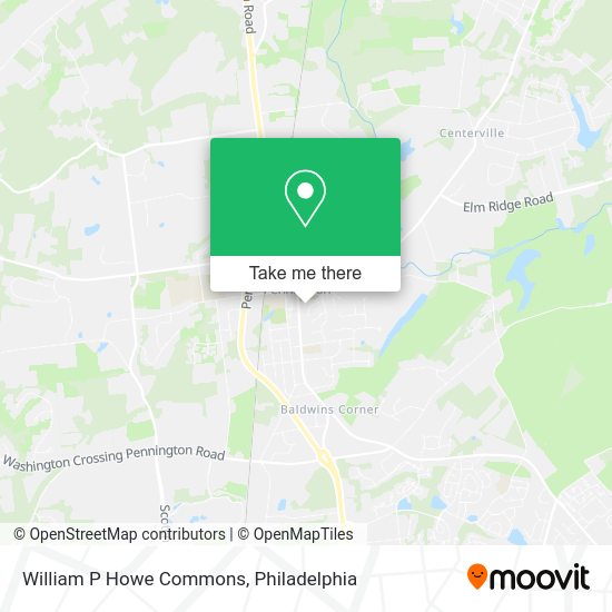 Mapa de William P Howe Commons