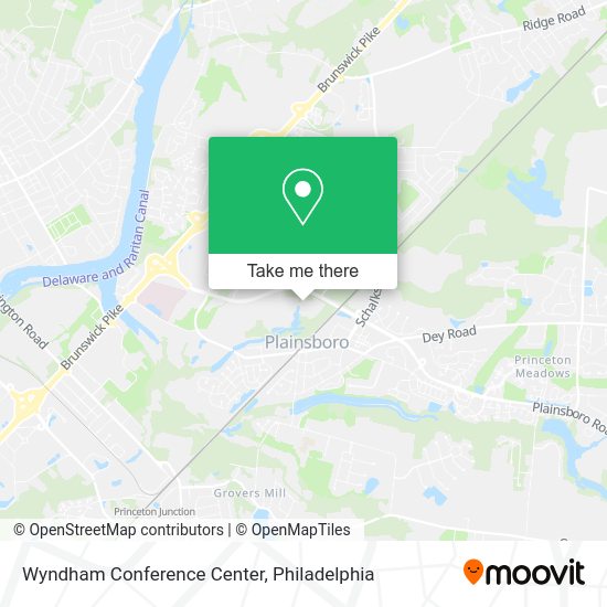 Mapa de Wyndham Conference Center
